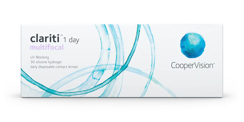 Clariti 1 day Multifocal Daily Disposable Contact Lenses for presbyopia by CooperVision
