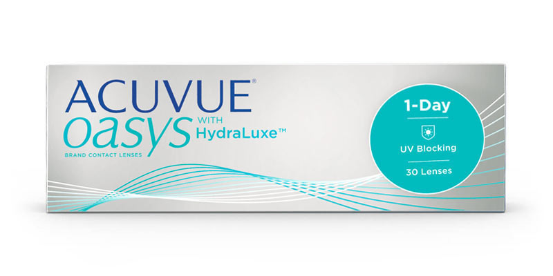 1-Day Acuvue Oasys Daily Disposable Contact Lenses with Hydraluxe by Johnson & Johnson